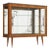 1950s Atomic Glass Curio Display Cabinet For Sale