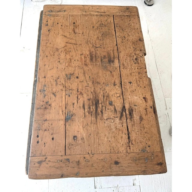 Wood 1800s Swedish Painted Chest For Sale - Image 7 of 8
