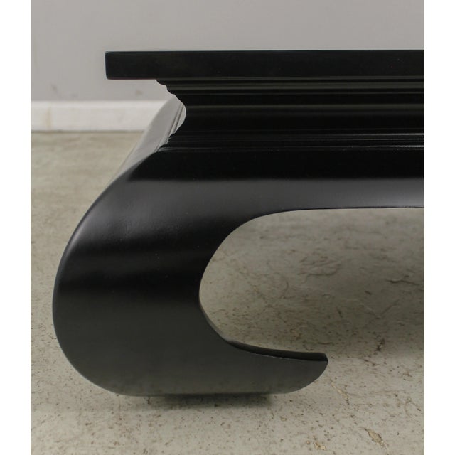 Mid Century Modern Design Black Coffee Cocktail Table For Sale In Philadelphia - Image 6 of 12