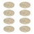 Vintage Hallie St. Mary Capiz Pearl Shell Place Mats- Set of 8 For Sale