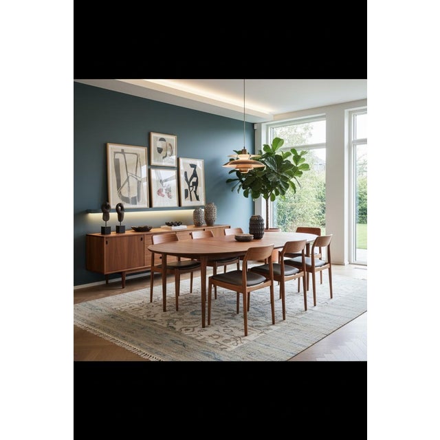 Chairs in Teak and Leather by Henning Kjærnulf for KS Møbler, 1960s, Set of 4 For Sale - Image 14 of 17