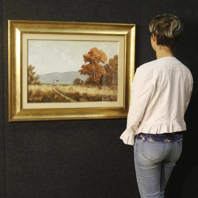 Italian Artist, Landscape, 1984, Oil on Canvas, Framed For Sale - Image 11 of 13