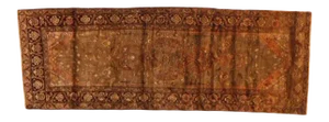 1960s Persian Hamadan Runner, 3'6" X 9'9"