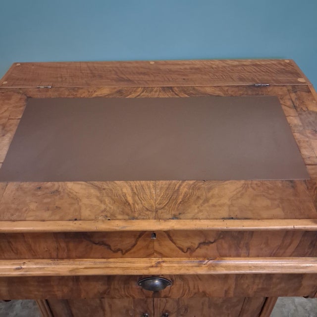 Biedermeier Walnut Standing Desk, 1840s For Sale - Image 6 of 18