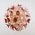Italian Sputnik Chandelier in Pink and Ruby Murano Glass and Brass, 2000 For Sale - Image 4 of 10