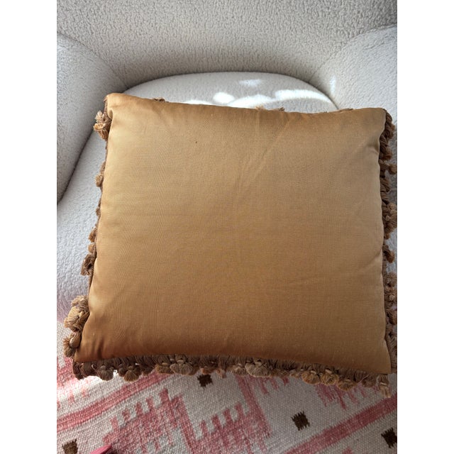 Textile Tapestry Pillow For Sale - Image 7 of 7