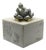 West Elm by Eduardo Garza Marble Decorative Box White Marble Jewelry Keepsake Box For Sale
