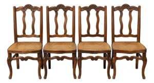 Early 19th Century Louis XV Style Dining Chairs Set of 4