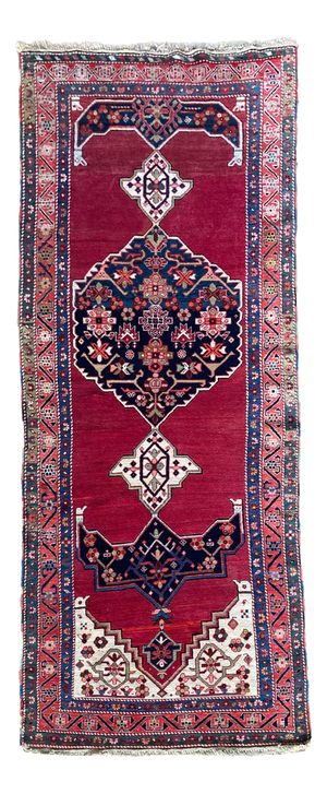Antique Karabakh Long Rug, 1890s