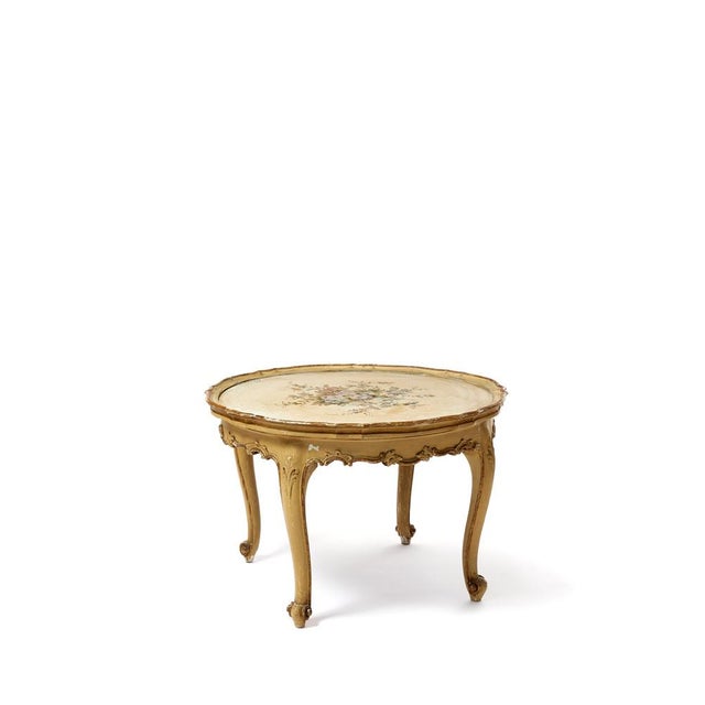 1930s Vintage Louis XV Round Table, 1930s For Sale - Image 5 of 5