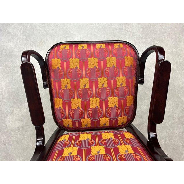 Art Nouveau Desk Chair by Gustav Siegel for Thonet, 1890s For Sale - Image 3 of 13