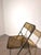 Chrome and Acrylic Folding Chair by Giancarlo Piretti For Sale - Image 3 of 6