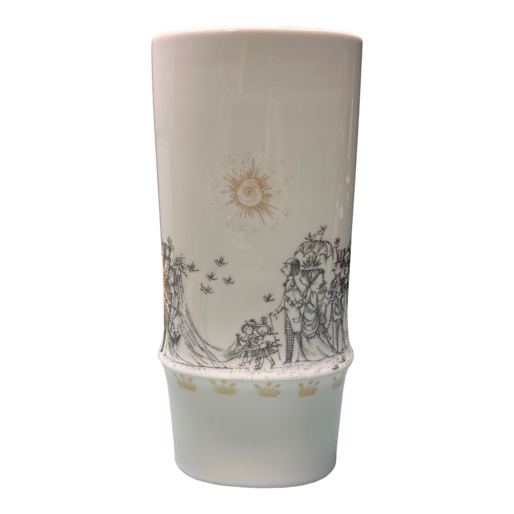 Rosenthal Studio Linie porcelain lidded pot, Hans Theo Baumann, Germany