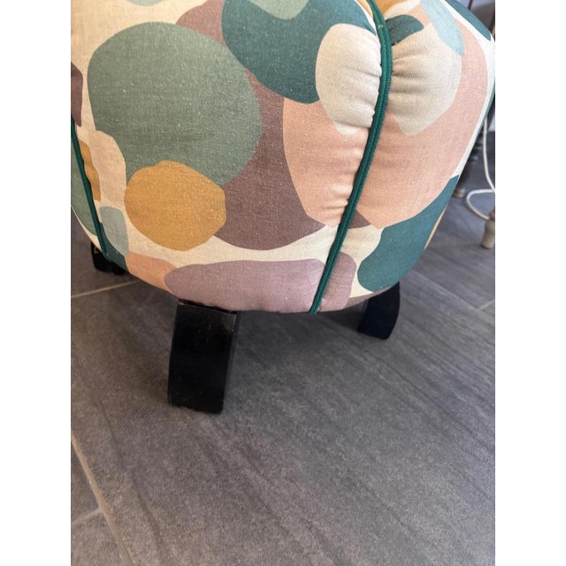 Art Deco Ottoman, 1930s For Sale - Image 4 of 7