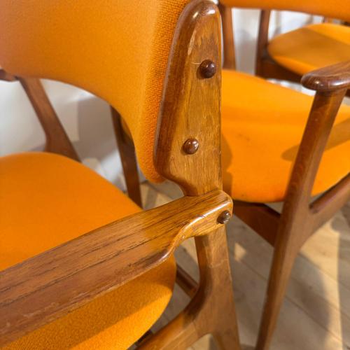 Vintage Armchairs by Erik Buch, 1960s, Set of 6 For Sale - Image 3 of 8