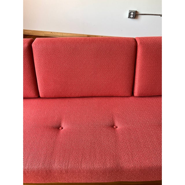 Brutalist Howard Oak Sofa 1950s Usa For Sale - Image 12 of 12