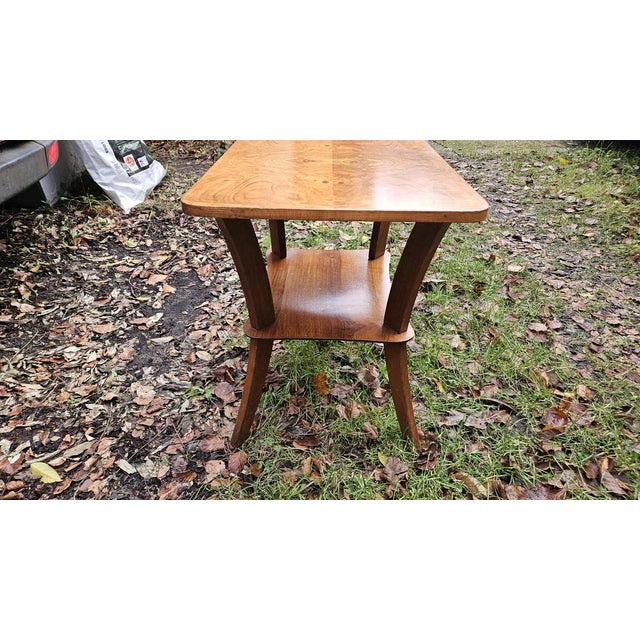 Art Deco 2-Tier Side Table, 1930s For Sale - Image 10 of 13