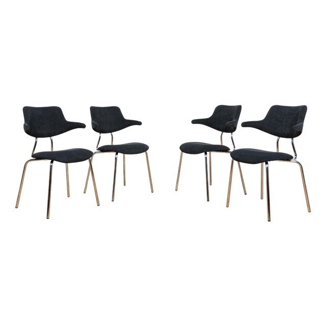 Model Vl118 Dining Chairs by Vermund Larsen for Vermund Larsen A/S, Denmark, 1960s, Set of 4 For Sale