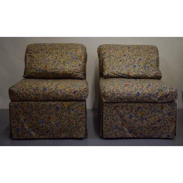 Each: 26"W x 32"L x 32"H Bought new at the Domain (upscale furniture store) in Chestnut Hill, MA In superb/ like-new...