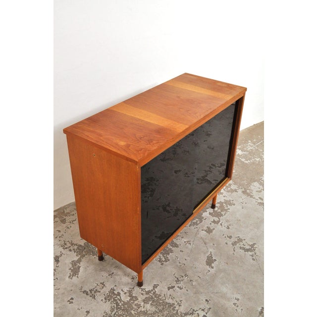 Vintage Cabinet with Smoked Glass Doors, 1970s For Sale - Image 4 of 10