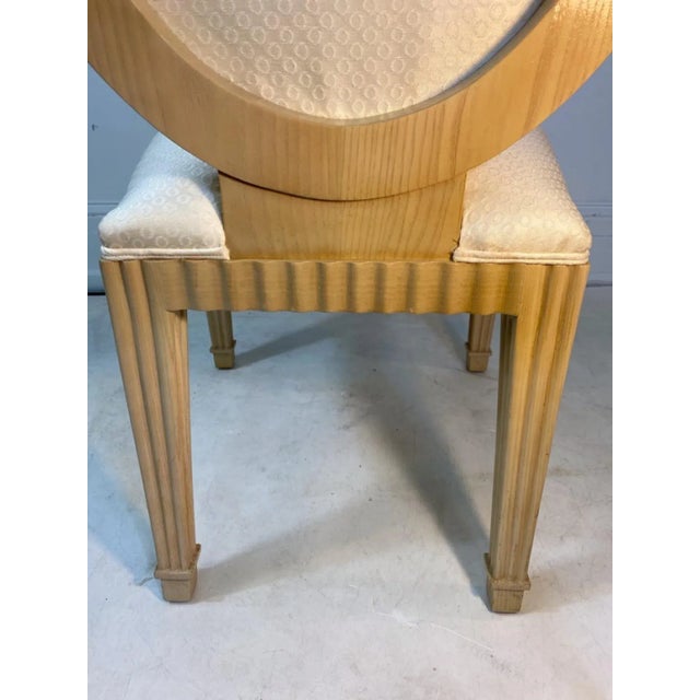 1970s Donghia Art Deco Revival Dining Chairs - Set of 8 For Sale - Image 9 of 10
