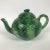 Ceramic Italian Green Oak Leaf Vietri Foglia Ceramic Tea Pot For Sale - Image 7 of 7