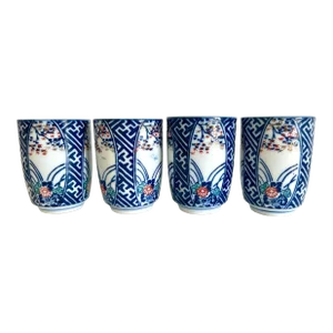 Vintage Japanese Sake Glasses - S/4