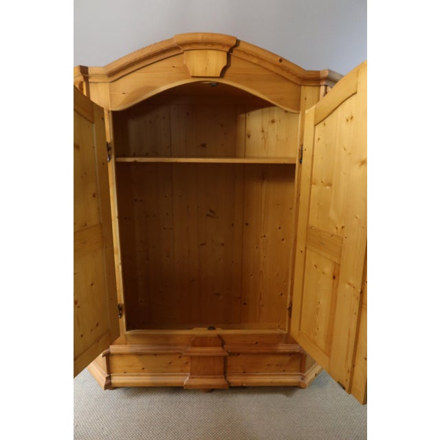 Small Pine Armoire, 1980s For Sale - Image 3 of 13
