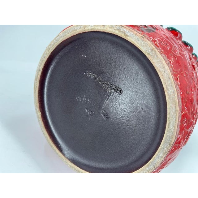 Vintage Ceramic Fat Lava Vase by Dümler & Breiden, 1960s For Sale - Image 3 of 9