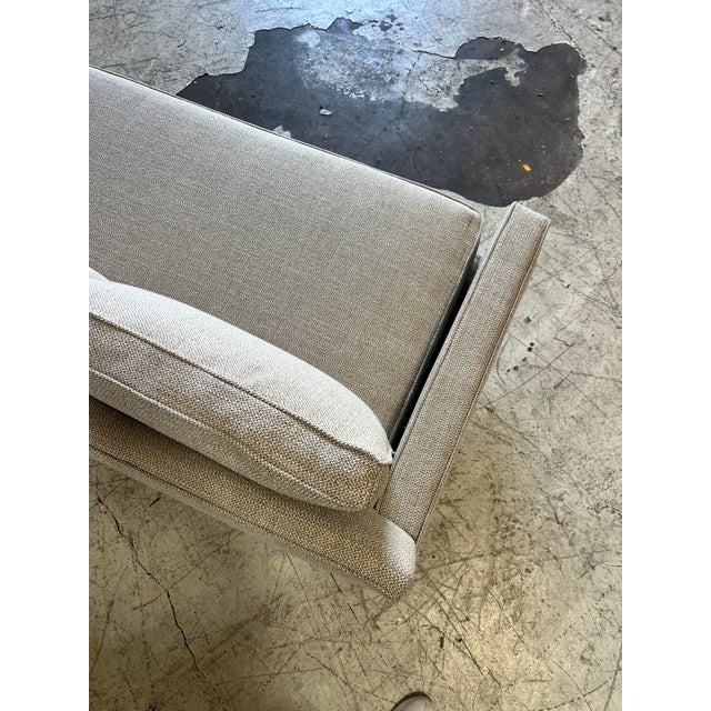 Mid Century Modern Convertible Sleeper Sofa, Newly Upholstered For Sale In Phoenix - Image 6 of 7