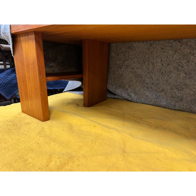 Danish/Scandanavian Modern Teak Multi Level Coffee Table For Sale - Image 12 of 12
