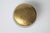 Mid 20th Century Vintage Glass Vanity Jar W/ Etched Brass Lid For Sale - Image 5 of 7