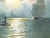 1900 - 1909 Nautical Oil Painting Alfred S Jensen (1859-1935) For Sale - Image 5 of 11