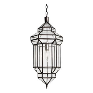 Moroccan Clear Prism Pendant Light Small For Sale