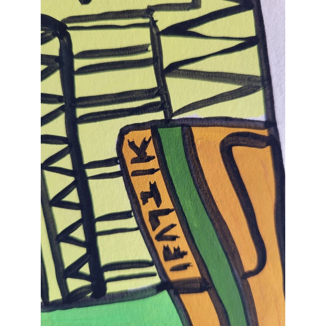 Alexis Akrithakis (1939-1994) Composition, 1970 Gouache on paper signed and dated lower right 34.5 x 49.5 cm This piece...