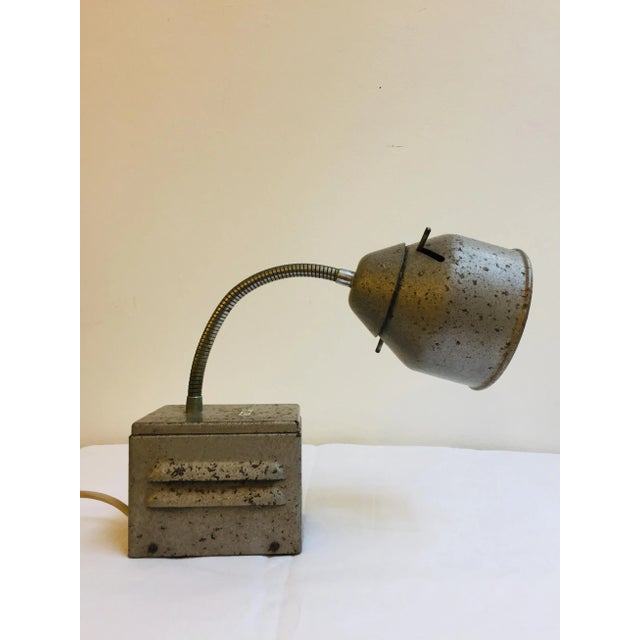 Silver Spot Light Lamp from Wibre, 1950s For Sale - Image 8 of 8
