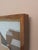 Blue Mid-Century Modern 'Winter Rooftops' Vintage Swedish Abstract Cityscape Oil Painting, Framed For Sale - Image 8 of 11