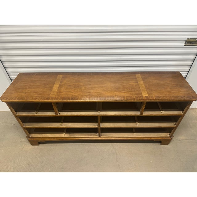 1980s Baker Furniture Georgian Oak Dresser For Sale In Phoenix - Image 6 of 12
