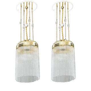 Art Deco Pendants, 1920s, Set of 2 For Sale