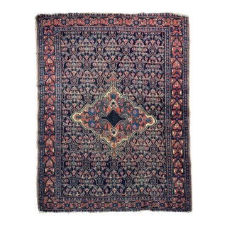Antique Persian Senneh Rug 3.7 x 4.5 For Sale