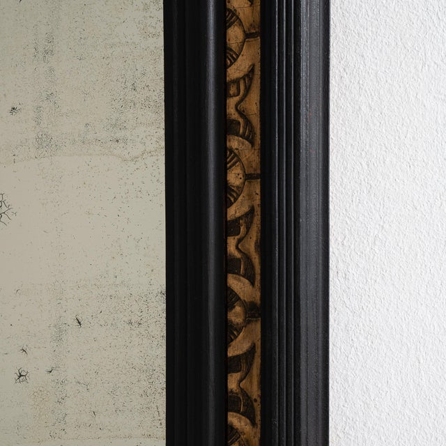 19th Century France Gold Wood Mirror For Sale - Image 9 of 11