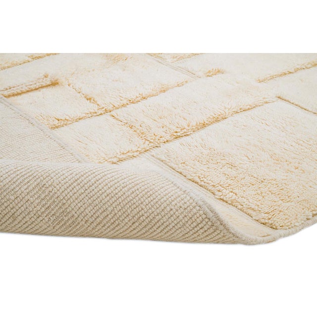 Hand-Knotted Wool Rug by Azele Studio For Sale - Image 4 of 12