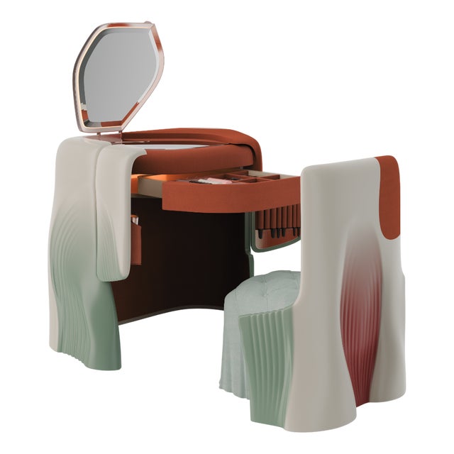 Surreal Vanity Set by Malabar, Set of 2 For Sale