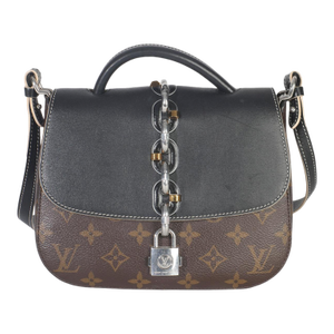 Black Monogram Canvas Chain It PM