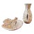 Fratelli Fanciulacci Italian Ceramic Vase + Bowl Set For Sale