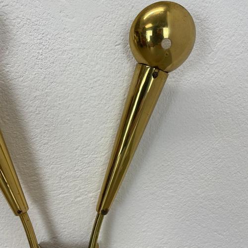 1950s Brass Theatre Wall Sconce Light by Gio Ponti, Italy, 1950s For Sale - Image 5 of 18