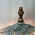 Italian Porcelain Monkey/Parisol Lamps With Gold Leaf Bases For Sale - Image 13 of 15