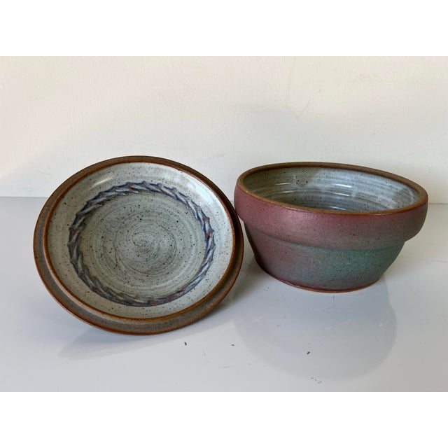 David Norton Vegetable Seafood Steamer Studio Pottery, Signed Chairish