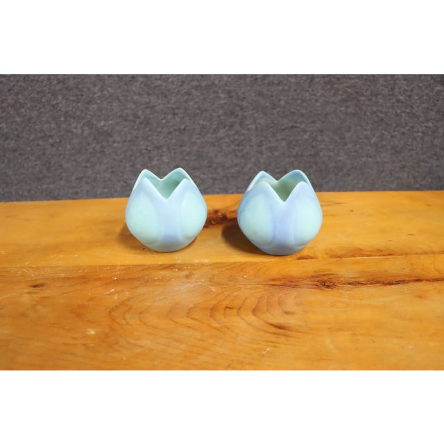 American Van Briggle Pottery Tulip Vase/PAir For Sale - Image 3 of 7