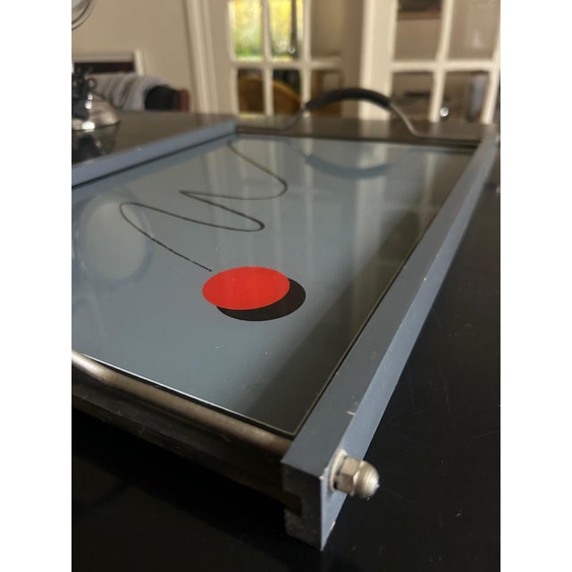 Metal Vintage Board Tray by Axis Edition, Paris, 1980s For Sale - Image 7 of 9